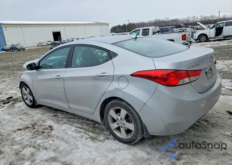 2013 Hyundai Elantra Gls z USA, uszkodzony, nr VIN 5NPDH4AE5DH211506